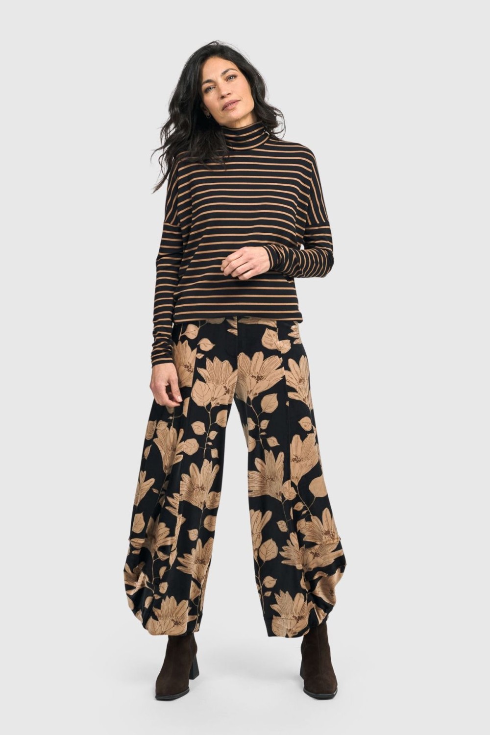 Alembika Tessa Velvet Punto Pants Floral