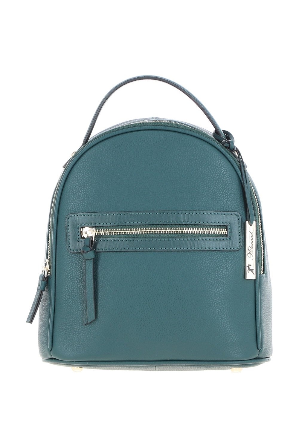 Ashwood Small Leather Backpack Green