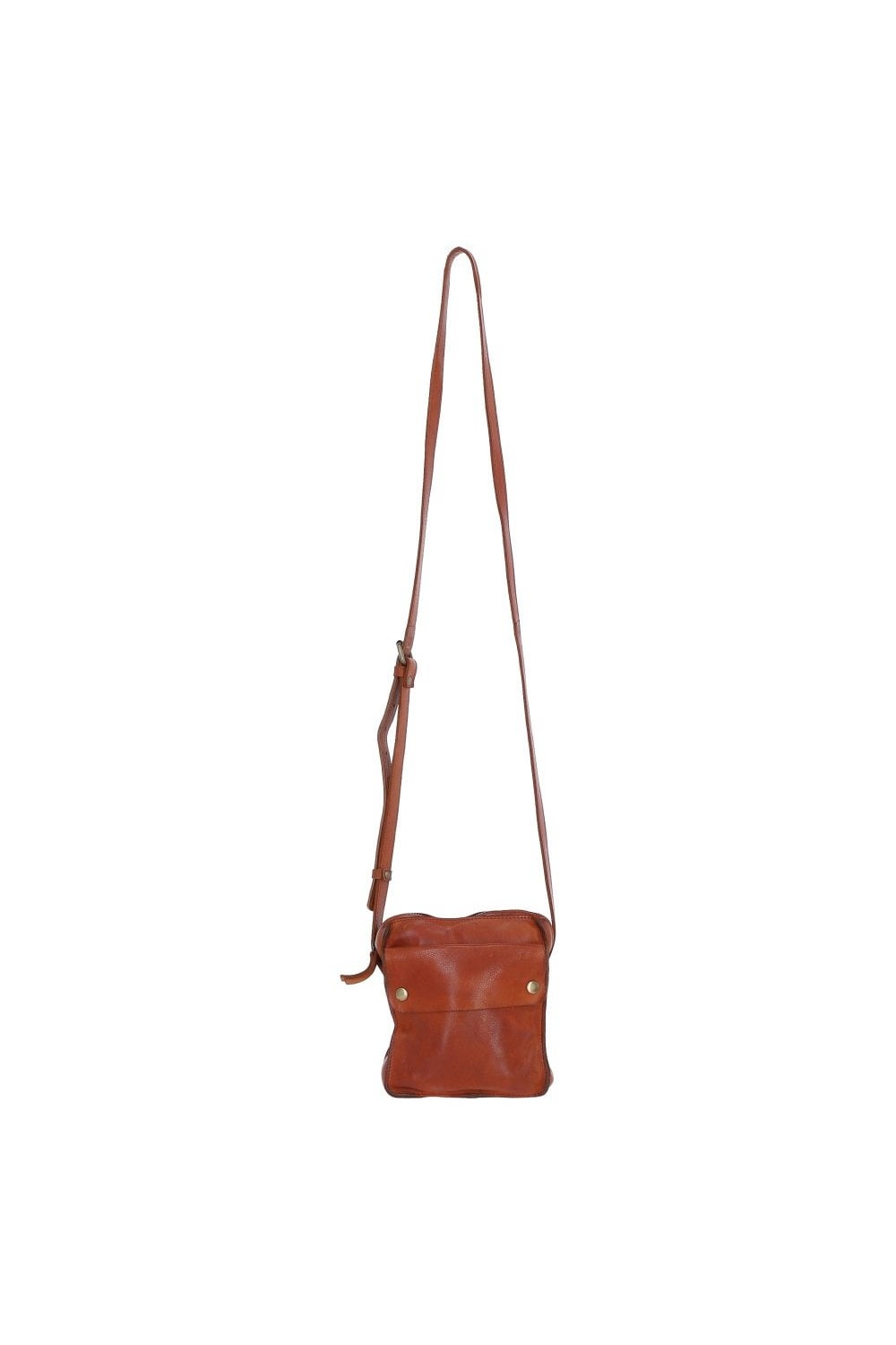 Ashwood Vintage Leather Cross Body Bag Tan