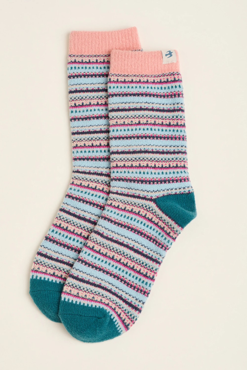 BRAKEBURN WINTER SOCK BLUE