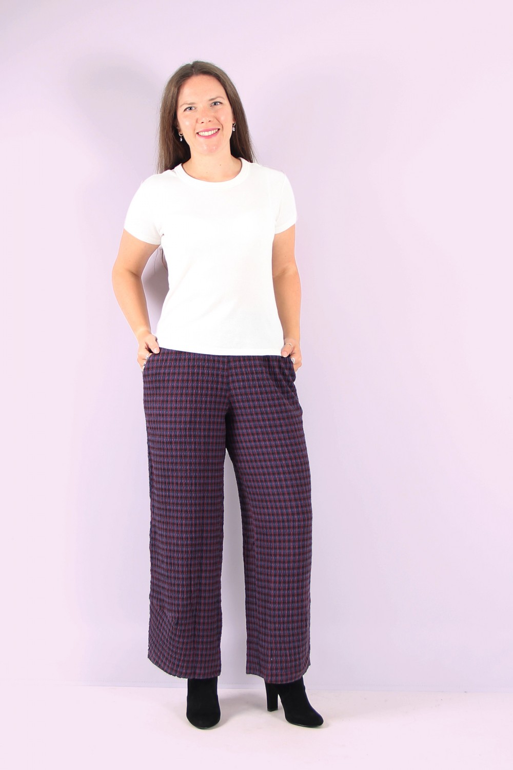 Luukaa Woven Bubble Pant Bordeaux