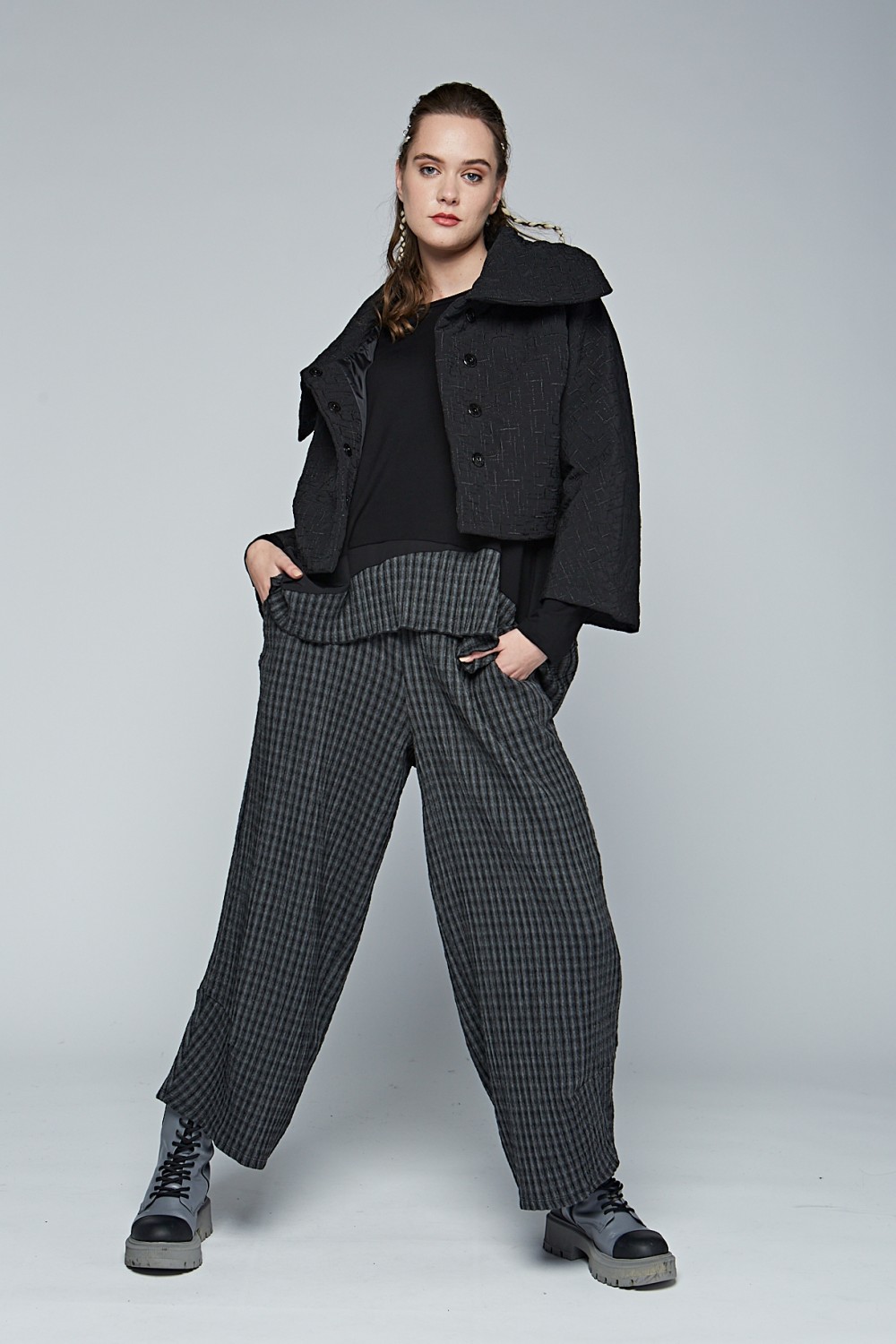 Luukaa Woven Bubble Pant Black