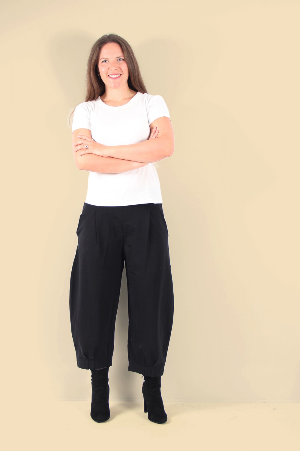 Mama B Bianco F Jersey Pant Nero