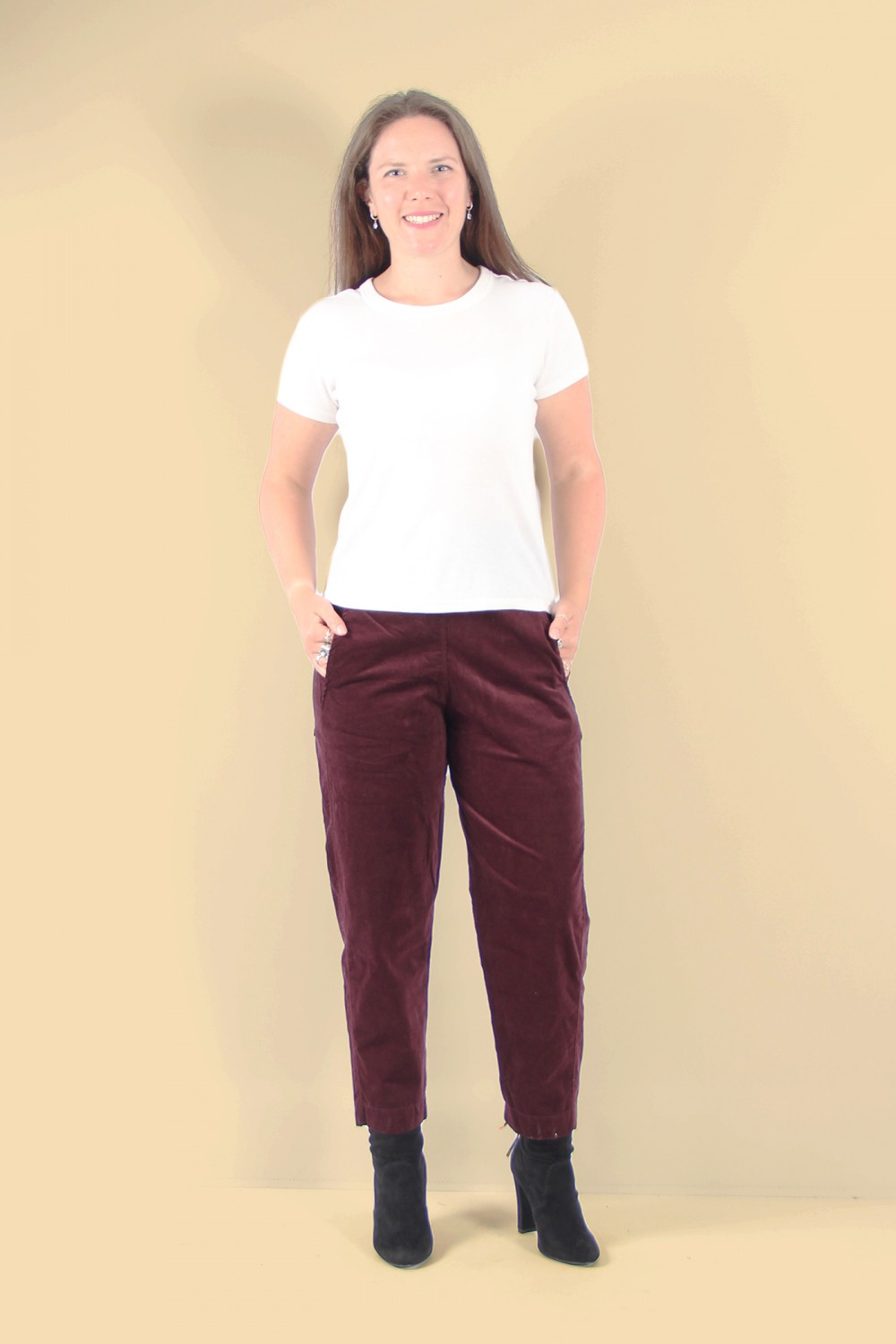 Mama B Terra V Needlecord Pant Uva