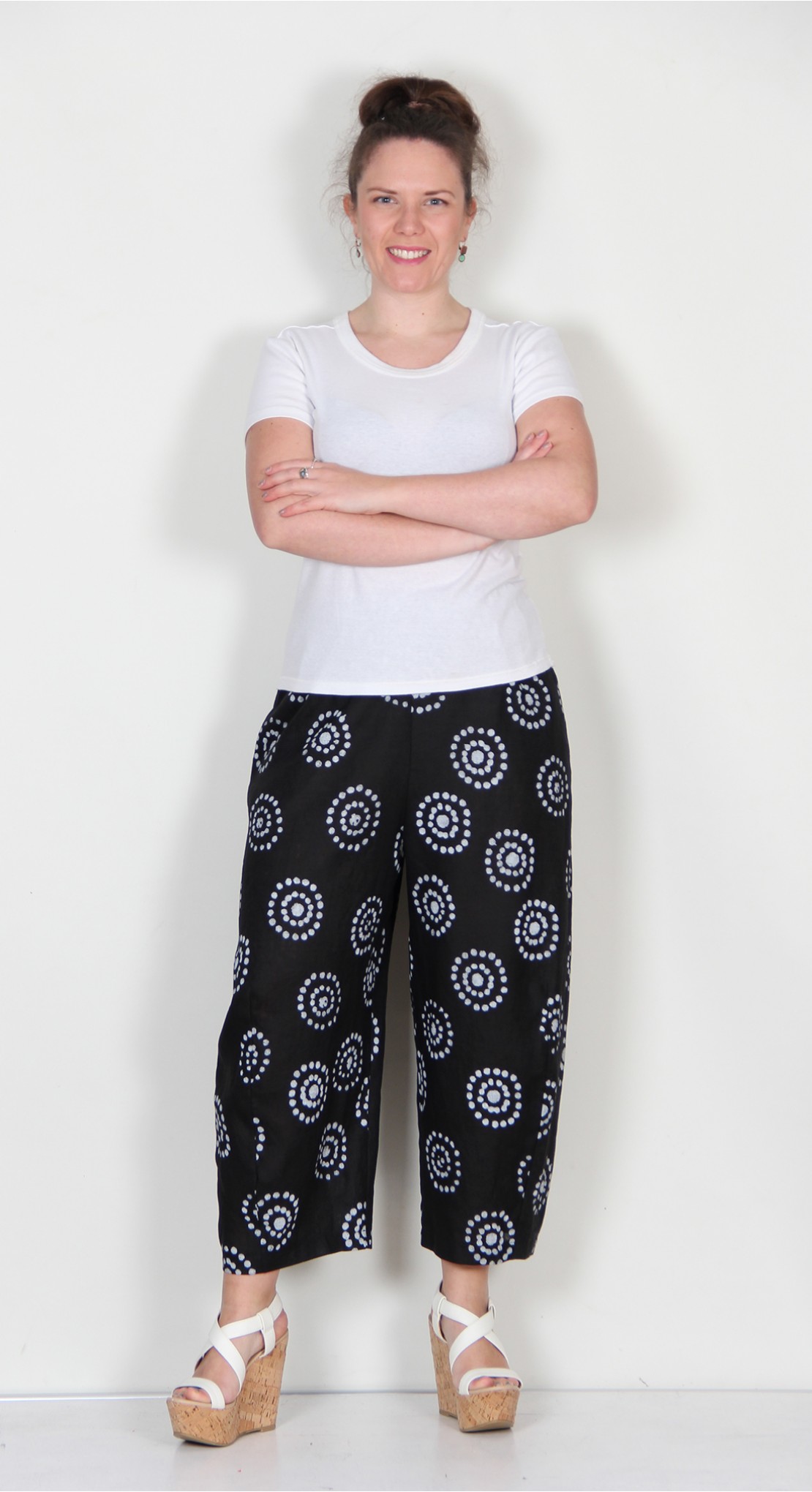 Buy PixieGirl Petite Wide Leg Linen Trousers With A Touch Of Linen from the  Next UK online shop