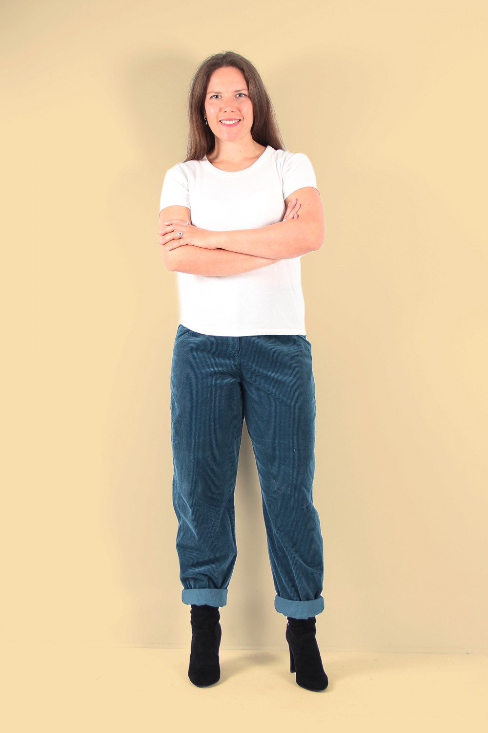 OSKA Trousers 437 Stream / Pure Cotton Corduroy