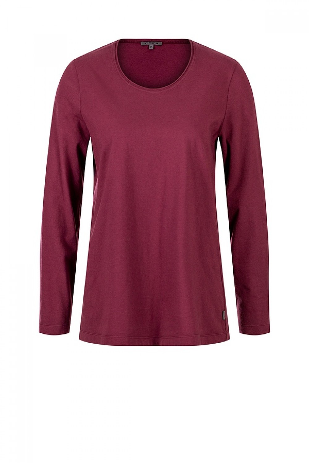 OSKA Shirt 408 Wine / Organic Cotton Jersey