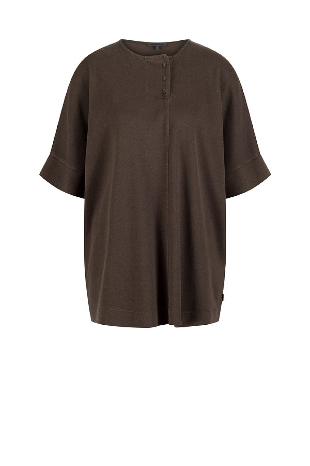 OSKA Shirt 511 Hemp and Organic Cotton Jersey Color: 792TEAK