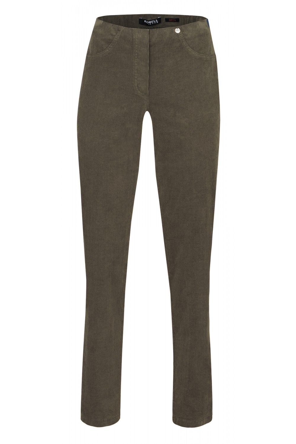 Robell Trousers Bella Fine Needlecord Taupe