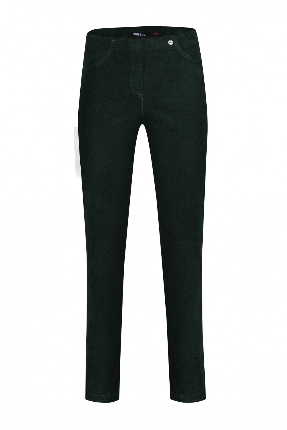 Robell Trousers Bella Fine Needlecord Green