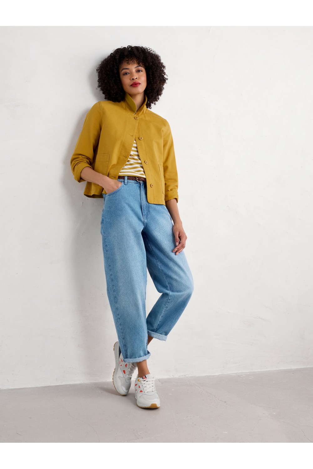 Seasalt Clothing Coombe Lane Cotton Jacket Chamomile