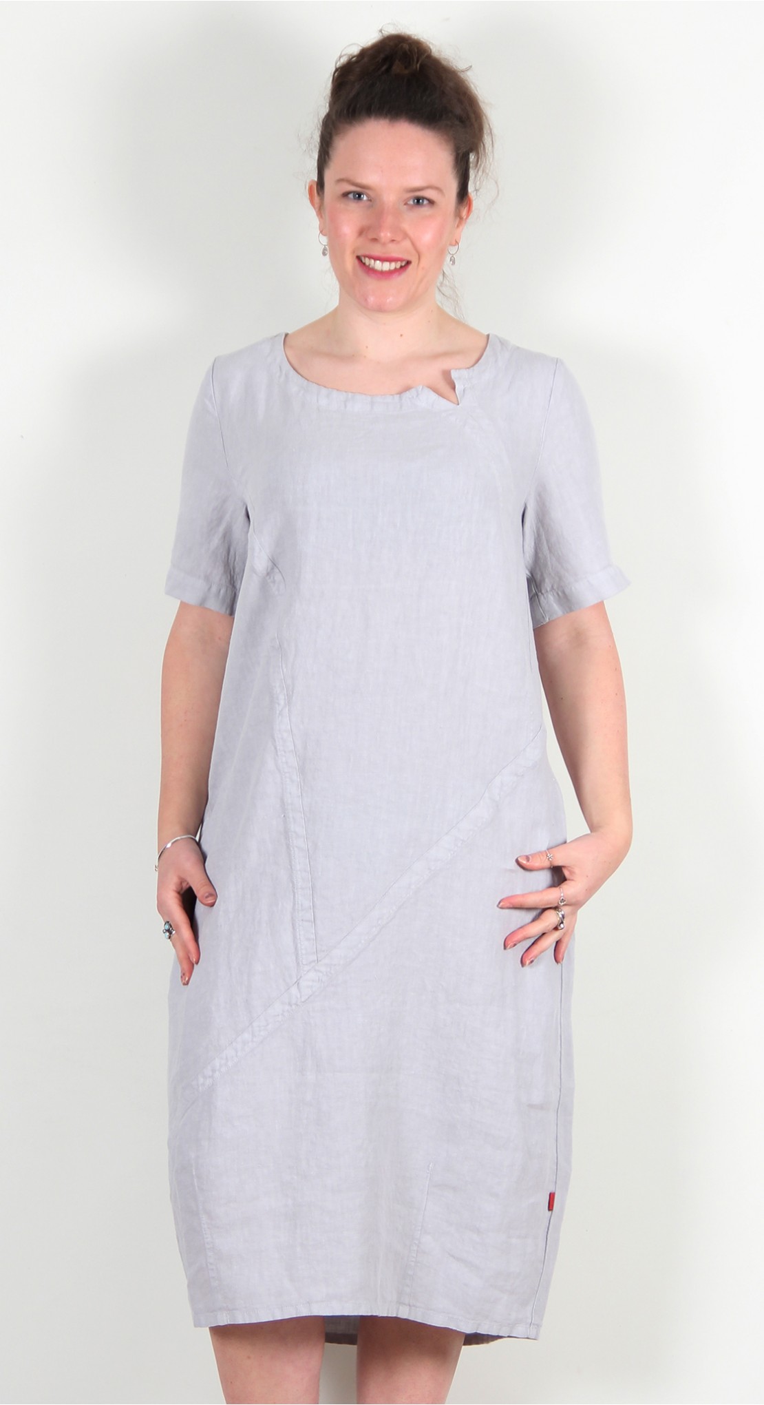 linen bubble dress